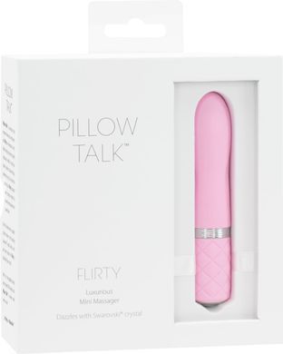Роскошный вибратор PILLOW TALK - Flirty Pink с кристаллом Swarovski, гибкая головка SO2725 фото Купить   Pillow Talk (Канада) 1 579 грн