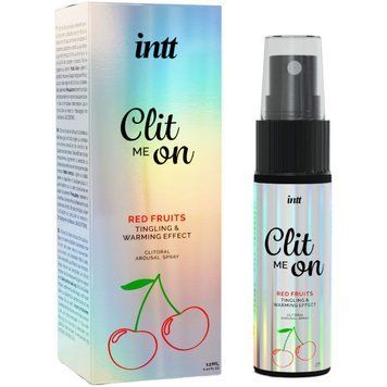 Возбуждающий спрей для клитора Intt Clit Me On Red Fruits Warming Effect 12мл согревающий эффект SO8393 фото Купить   Intt (Бразилія-Португалія) 803 грн