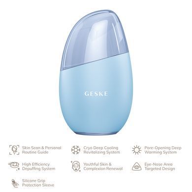 Масажер для обличчя GESKE Cool&Warm Eye and Face Massager 7в1 starlight HB0285 фото Купити Масажер для обличчя GESKE Cool&Warm Eye and Face Massager 7в1 starlight  GESKE 889 грн