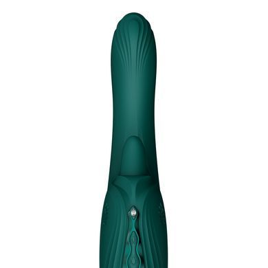 Смарт-вібратор Zalo Ares Turquoise Green, підігрів, 3 мотори, язичок для клітора, стимуляція точки G SX2693 фото Купити Смарт-вібратор Zalo Ares Turquoise Green, підігрів, 3 мотори, язичок для клітора, стимуляція точки G  Zalo (США) 5 497 грн