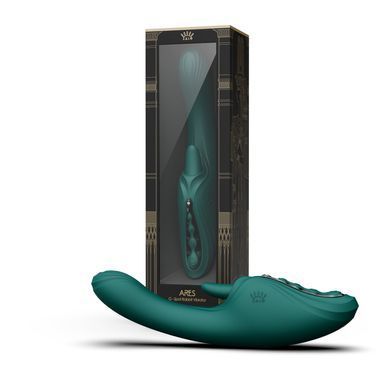 Смарт-вібратор Zalo Ares Turquoise Green, підігрів, 3 мотори, язичок для клітора, стимуляція точки G SX2693 фото Купити Смарт-вібратор Zalo Ares Turquoise Green, підігрів, 3 мотори, язичок для клітора, стимуляція точки G  Zalo (США) 5 497 грн