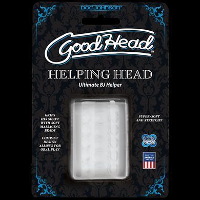 Мастурбатор Doc Johnson GoodHead - Helping Head ULTRASKYN, супер помогалочка для минета SO2791 фото Купить   Doc Johnson (США) 507 грн