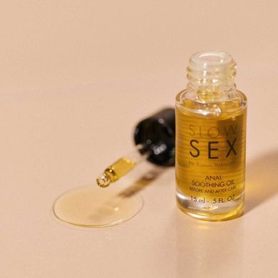 Заспокійлива олія для анального сексу Bijoux Indiscrets Slow Sex Anal Soothing Oil Before & After 15 мл SX3248 фото Купити Заспокійлива олія для анального сексу Bijoux Indiscrets Slow Sex Anal Soothing Oil Before & After 15 мл  Bijoux Indiscrets  775 грн