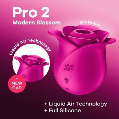 Вакуумный клиторальный стимулятор Satisfyer Pro 2 Modern Blossom, технология Liquid Air SO8776 фото Купить   Satisfyer (Німеччина) 1 265 грн