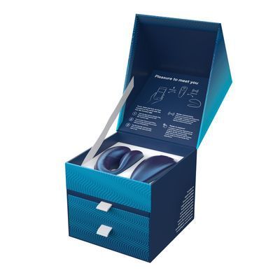 Смарт-вібратор для пар We-Vibe Chorus Cosmic Blue, сенсорне керування вібраціями стисненням пульта SO6919 фото Купити Смарт-вібратор для пар We-Vibe Chorus Cosmic Blue, сенсорне керування вібраціями стисненням пульта  We-Vibe (Канада) 8 592 грн