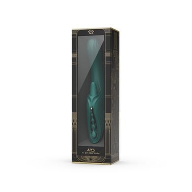 Смарт-вібратор Zalo Ares Turquoise Green, підігрів, 3 мотори, язичок для клітора, стимуляція точки G SX2693 фото Купити Смарт-вібратор Zalo Ares Turquoise Green, підігрів, 3 мотори, язичок для клітора, стимуляція точки G  Zalo (США) 5 497 грн
