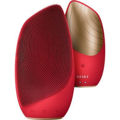 Електронна звукова термо щітка для обличчя GESKE Sonic Thermo Facial Brush 6в1 red HB0634 фото Купити Електронна звукова термо щітка для обличчя GESKE Sonic Thermo Facial Brush 6в1 red  GESKE 2 129 грн