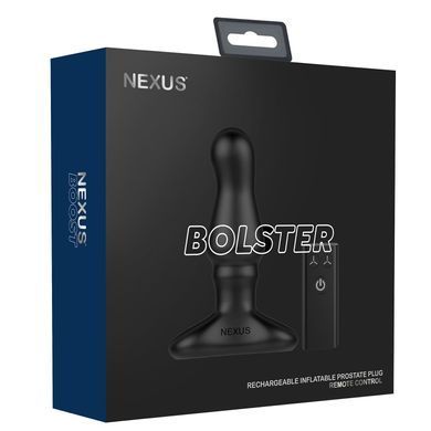 Анальная вибропробка Nexus Bolster с надувной головкой для мужчин, пульт ДУ SO6233 фото Купить   Nexus (Великобританія) 5 515 грн