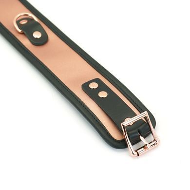 Широкий нашийник з повідцем Liebe Seele Rose Gold Memory Collar with Leash, натуральна шкіра SO9494 фото Купити Широкий нашийник з повідцем Liebe Seele Rose Gold Memory Collar with Leash, натуральна шкіра  Liebe Seele  2 329 грн