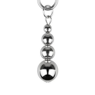 Зажимы для сосков Bedroom Fantasies: Nipple Clamps with Beaded Chain - Silver SX2209 фото Купить   Bedroom Fantasies  1 099 грн