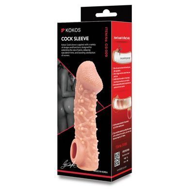 Насадка на член Kokos Cock Sleeve CS 009 M SX1467 фото Купить   Kokos (Південна Корея) 618 грн