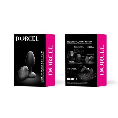 Анальна вібропробка Dorcel GEISHA PLUG INFINITE M SX1387 фото Купити Анальна вібропробка Dorcel GEISHA PLUG INFINITE M  Dorcel (Франція) 3 168 грн