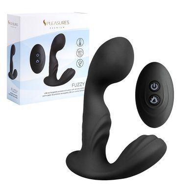 Вібромасажер простати S Pleasures Premium FUZZY, чорний, з рельєфом, 10 режимів вібрації, нагрів SX1612 фото Купити Вібромасажер простати S Pleasures Premium FUZZY, чорний, з рельєфом, 10 режимів вібрації, нагрів  S Pleasures (Іспанія) 2 679 грн
