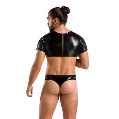 Комплект чоловічої білизни під латекс Passion 057 SET PETER L/XL Black, кроп-топ, стринги SO7633 фото Купити Комплект чоловічої білизни під латекс Passion 057 SET PETER L/XL Black, кроп-топ, стринги  Passion (Польща) 2 937 грн