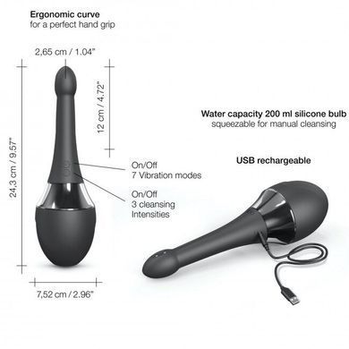 Автоматический анальный душ-вибратор Dorcel Douche Mate Pro SO5532 фото Купить   Dorcel 2 949 грн