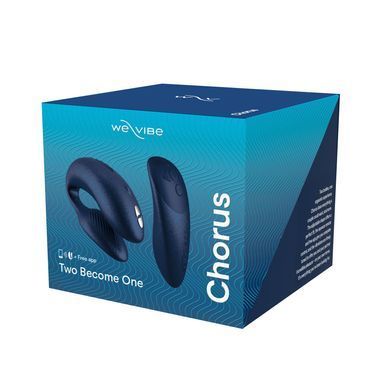 Смарт-вібратор для пар We-Vibe Chorus Cosmic Blue, сенсорне керування вібраціями стисненням пульта SO6919 фото Купити Смарт-вібратор для пар We-Vibe Chorus Cosmic Blue, сенсорне керування вібраціями стисненням пульта  We-Vibe (Канада) 8 592 грн