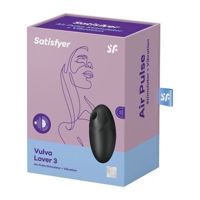 Вакуумний стимулятор з вібрацією Satisfyer Vulva Lover 3 Black SO7783 фото Купити Вакуумний стимулятор з вібрацією Satisfyer Vulva Lover 3 Pink  Satisfyer (Німеччина) 1 588 грн