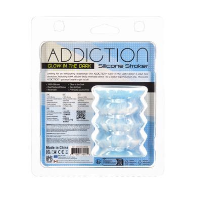 Мастурбатор ADDICTION Silicone Reversible Stroker &ndash; Glow in the Dark SX1296 фото Купить   ADDICTION  1 108 грн