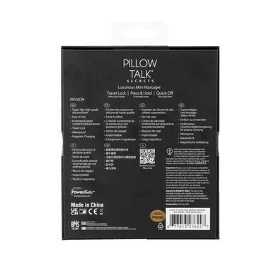 Клиторальный вибратор Pillow Talk Secrets - Passion - Clitoral Vibrator, 3 стимулирующих зоны SO8246 фото Купить   Pillow Talk (Канада) 1 570 грн
