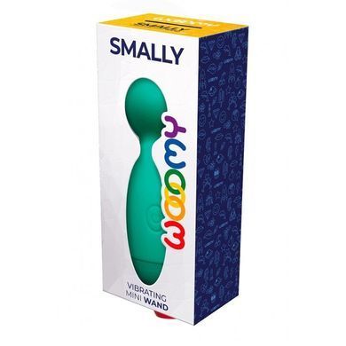 Мінівібромасажер Wooomy Smally Mini Wand Turquoise SO7407 фото Купити Мінівібромасажер Wooomy Smally Mini Wand Turquoise  Wooomy (Іспанія) 1 320 грн