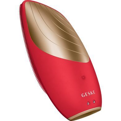 Електронна звукова термо щітка для обличчя GESKE Sonic Thermo Facial Brush 6в1 red HB0634 фото Купити Електронна звукова термо щітка для обличчя GESKE Sonic Thermo Facial Brush 6в1 red  GESKE 2 129 грн