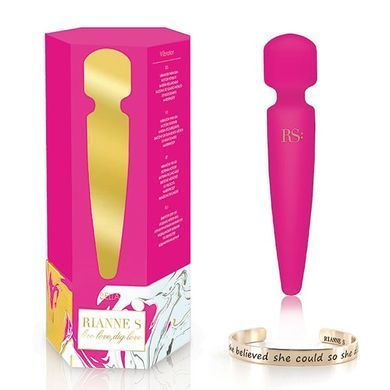 Вібромасажер Rianne S: Bella Mini Wand Rose, 10 режимів, медичний силікон, подарункове паковання SO3868 фото Купити Вібромасажер Rianne S: Bella Mini Wand Rose, 10 режимів, медичний силікон, подарункове паковання  RIANNE S (Нідерланди) 2 429 грн