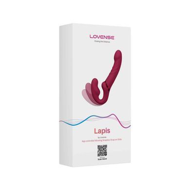 Безремневой смарт-страпон Lovense Lapis vibrating strapless strap-on, 3 мотора SO8793 фото Купить Безременный смарт-страпон Lovense Lapis vibrating strapless strap-on, 3 мотора  Lovense  5 439 грн