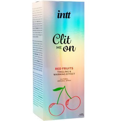 Возбуждающий спрей для клитора Intt Clit Me On Red Fruits Warming Effect 12мл согревающий эффект SO8393 фото Купить   Intt (Бразилія-Португалія) 803 грн