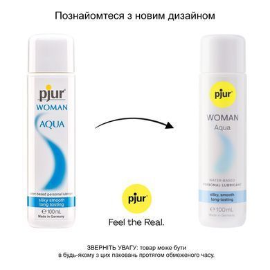 Лубрикант на водній основі pjur Woman Aqua 100 мл, для інтенсивного ковзання, зволоження та догляд PJ10370 фото Купити Лубрикант на водній основі pjur Woman Aqua 100 мл, для інтенсивного ковзання, зволоження та догляд  Pjur (Люксембург) 486 грн