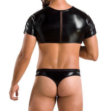 Комплект чоловічої білизни під латекс Passion 057 SET PETER L/XL Black, кроп-топ, стринги SO7633 фото Купити Комплект чоловічої білизни під латекс Passion 057 SET PETER L/XL Black, кроп-топ, стринги  Passion (Польща) 2 937 грн