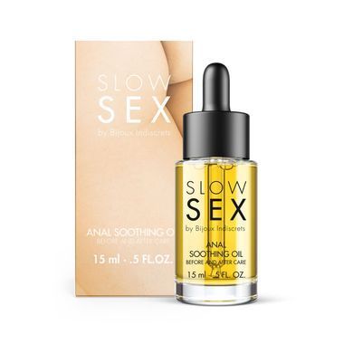 Заспокійлива олія для анального сексу Bijoux Indiscrets Slow Sex Anal Soothing Oil Before & After 15 мл SX3248 фото Купити Заспокійлива олія для анального сексу Bijoux Indiscrets Slow Sex Anal Soothing Oil Before & After 15 мл  Bijoux Indiscrets  775 грн