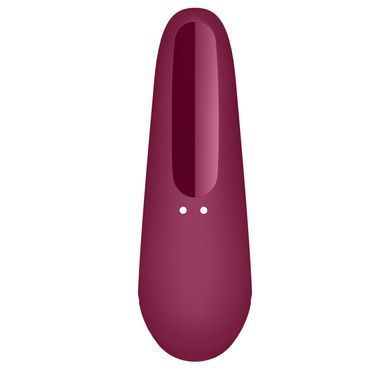 Вакуумный клиторальный стимулятор Satisfyer Curvy 1+ Rose Red с управлением через интернет SO3780 фото Купить   Satisfyer (Німеччина) 2 217 грн