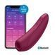 Вакуумный клиторальный стимулятор Satisfyer Curvy 1+ Rose Red с управлением через интернет SO3780 фото 1