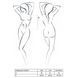 Напівпрозорий корсет Passion Exclusive MIRAJANE CORSET L/XL, black PS26407 фото 7