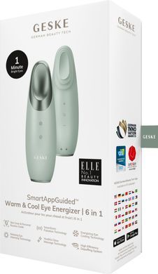 Енерджайзер для очей GESKE Warm&Cool Eye Energizer 6в1 green HB0118 фото Купити Енерджайзер для очей GESKE Warm&Cool Eye Energizer 6в1 green  GESKE 2 559 грн