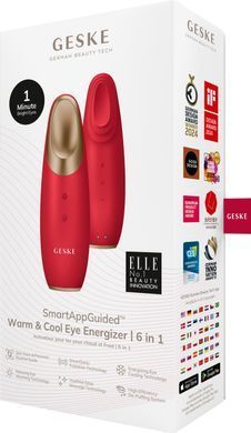 Енерджайзер для очей GESKE Warm & Cool Eye Energizer 6в1 red HB0635 фото Купити Енерджайзер для очей GESKE Warm & Cool Eye Energizer 6в1 red  GESKE 2 559 грн
