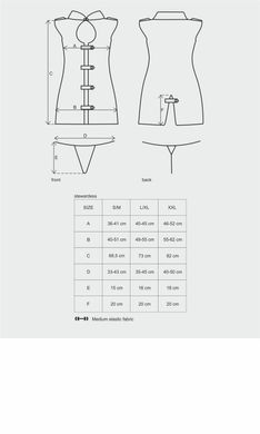 Эротический костюм стюардессы Obsessive Stewardess 3 pcs grey L/XL, серый, платье, стринги, пилотка SO7309 фото Купить   Obsessive (Польща) 2 032 грн