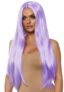 Парик Leg Avenue 33&Prime; Long straight center part wig lavender SO8589 фото Купить   Leg Avenue (США) 1 607 грн