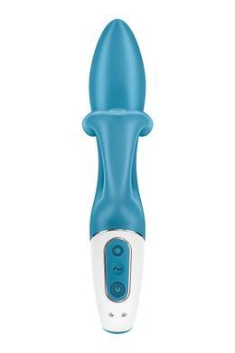 Вібратор-кролик із потрійним відростком Satisfyer Embrace me Turquoise, 2 мотори, діаметр 3,6 см SO6284 фото Купити Вібратор-кролик із потрійним відростком Satisfyer Embrace me Turquoise, 2 мотори, діаметр 3,6 см  Satisfyer (Німеччина) 2 004 грн