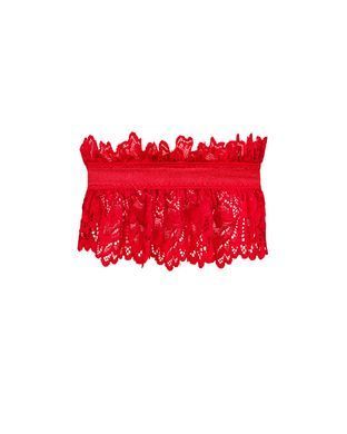 Ажурна підв&rsquo;язка Obsessive Amor Cherris garter, red SO7684 фото Купити Ажурна підв&rsquo;язка Obsessive Amor Blanco garter, white  Obsessive (Польща) 406 грн