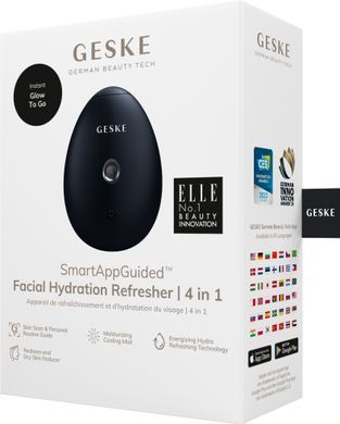 Електронний освіжувач для зволоження обличчя GESKE Facial Hydration Refresher 4в1 black HB0168 фото Купити Електронний освіжувач для зволоження обличчя GESKE Facial Hydration Refresher 4в1 black  GESKE 1 279 грн