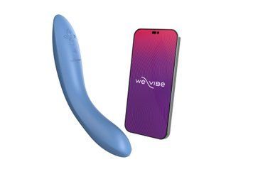 Смарт-вибратор We-Vibe Rave 2 Twisted Pleasure Blue, для точки G и входа во влагалище, 2 мотора SO8768 фото Купить   We-Vibe (Канада) 4 989 грн