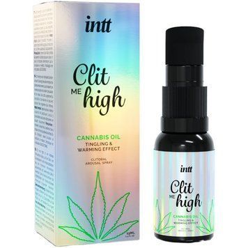 Возбуждающий гель для клитора Intt Clit Me On High Cannabis Oil 15 мл, сильная стимуляция SO8394 фото Купить   Intt (Бразилія-Португалія) 590 грн