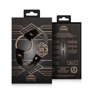 Чокер Rosy Gold - Choker - Black SX1197 фото Купити Чокер Rosy Gold - Choker - Black  Rosy Gold (Нідерланди) 923 грн