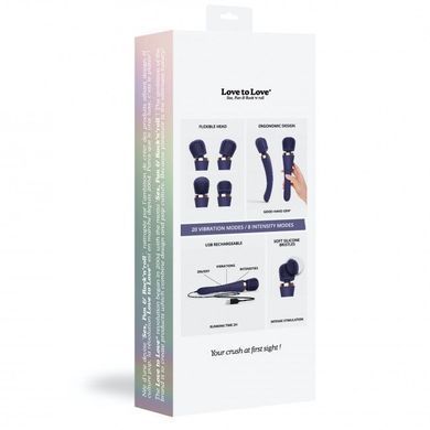 Вібромасажер з силіконовою щіточкою Love to Love Brush Crush &ndash; Midnight Indigo SO5533 фото Купити Вібромасажер з силіконовою щіточкою Love to Love Brush Crush &ndash; Midnight Indigo  Love To Love (Франція) 2 956 грн