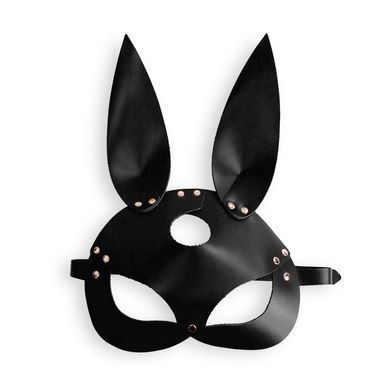 Кожаная маска Зайки Art of Sex - Bunny mask, цвет Черный SO9644 фото Купить   Art of Sex  766 грн