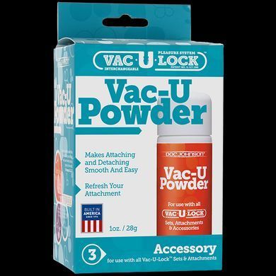 Пудра для кріплення Vac-U-Lock Doc Johnson Vac-U Powder SO2802 фото Купити Пудра для кріплення Vac-U-Lock Doc Johnson Vac-U Powder  Doc Johnson  535 грн