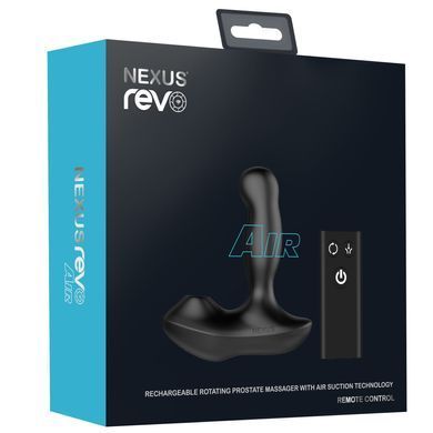 Массажер простаты Nexus Revo Air с вакуумным стимулятором промежности и вращающейся головкой SO6234 фото Купить   Nexus (Великобританія) 8 315 грн