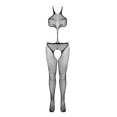 Открытый бодистокинг Passion BS080 black SO4729 фото Купить   Passion (Польща) 803 грн