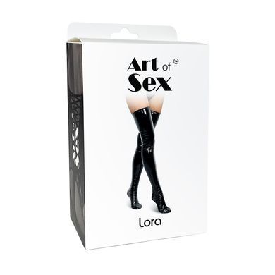 Сексуальні вінілові панчохи Art of Sex - Lora, розмір S, колір чорний SO7342 фото Купити Сексуальні вінілові панчохи Art of Sex - Lora, розмір M, колір чорний  Art of Sex  646 грн